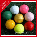 Colorful logo customized orange golf balls for sale